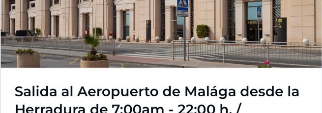 Almuñécar y La Herradura → Aeropuerto de Málaga